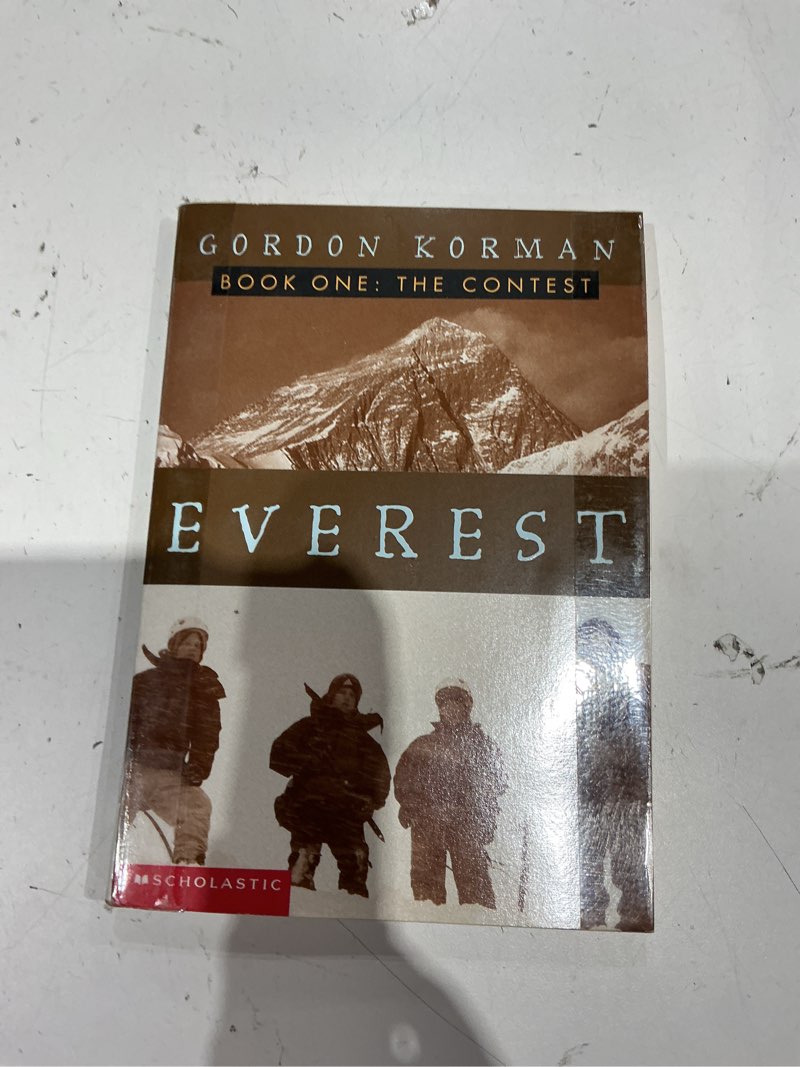 Condition photo showing As Is for the contest (everest series #1) by gordon korman
