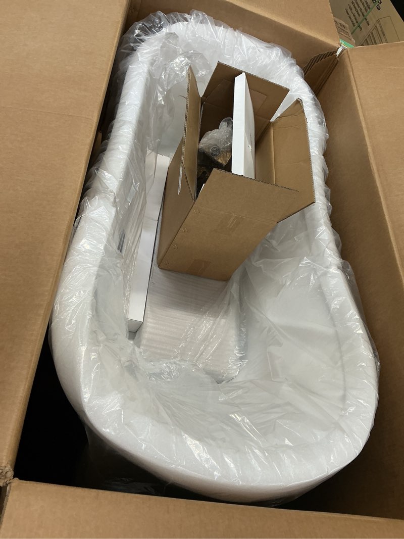 Condition photo showing Good Condition for 55\" streamline n370bgl-55cfblu-fm clawfoot tub and tray with internal drain