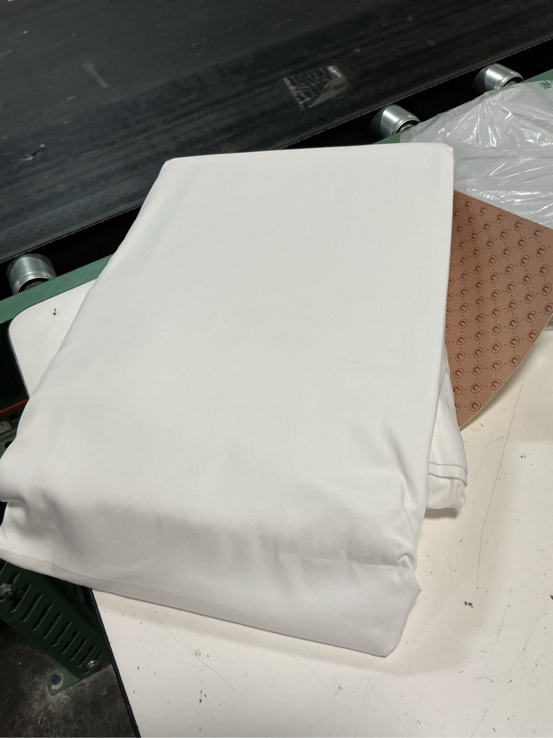 Condition photo showing Good Condition for bedsure purewoven 100% rayon derived from bamboo, full size sheets, 4 pcs | cooling sheets for hot sleepers, breathable & silky soft, 16" deep pocket, hotel luxury bedding, white 02 - white full
