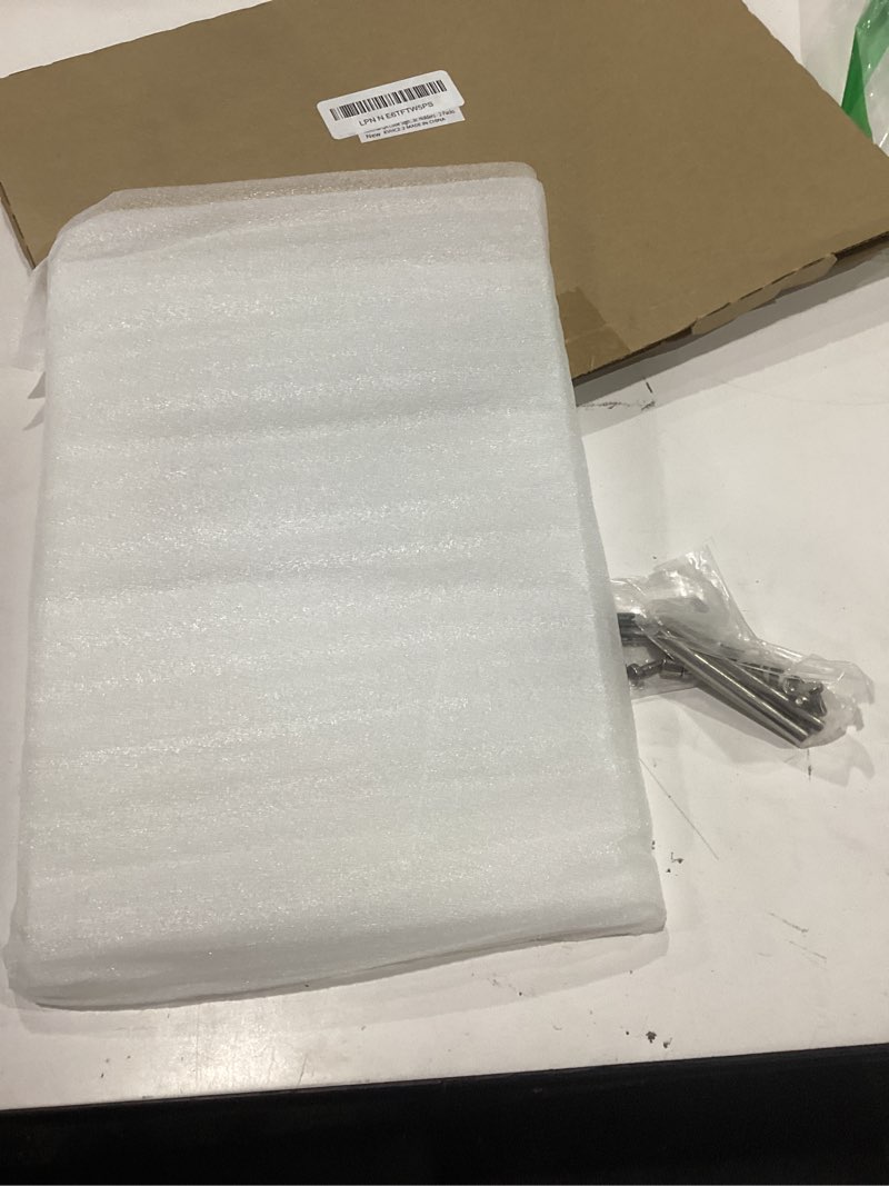 Condition photo showing Good Condition for kevenal qr code signs, 6 x 8 inch clear qr code menu with metal stand, cash app acrylic holders - 2 packs 6x8 inces, 2 packs