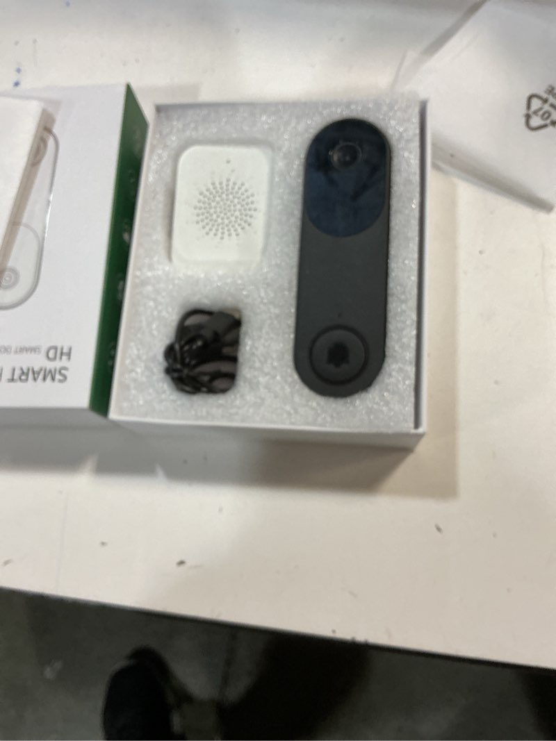 Condition photo showing New/Like New for Wireless Doorbell Camera, Smart Door Camera Wireless with Live View Video, Night Vision, Two-Way Audio, Battery Powered, 2.4GHz WiFi Only, Cloud Storage Optiona