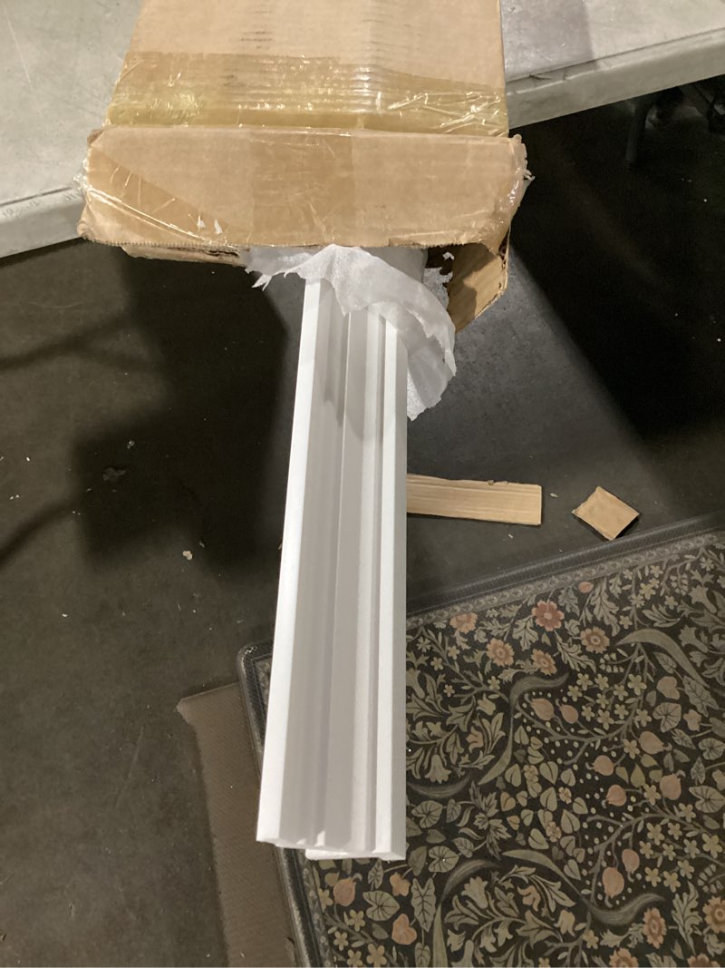 Condition photo showing Good Condition for 9 pcs 47.24?(total 35.4 ft) ceiling crown molding with led duct kit for seamless ambient accent lighting waterproof channel for easy led trim moulding strip installation(upper groove)