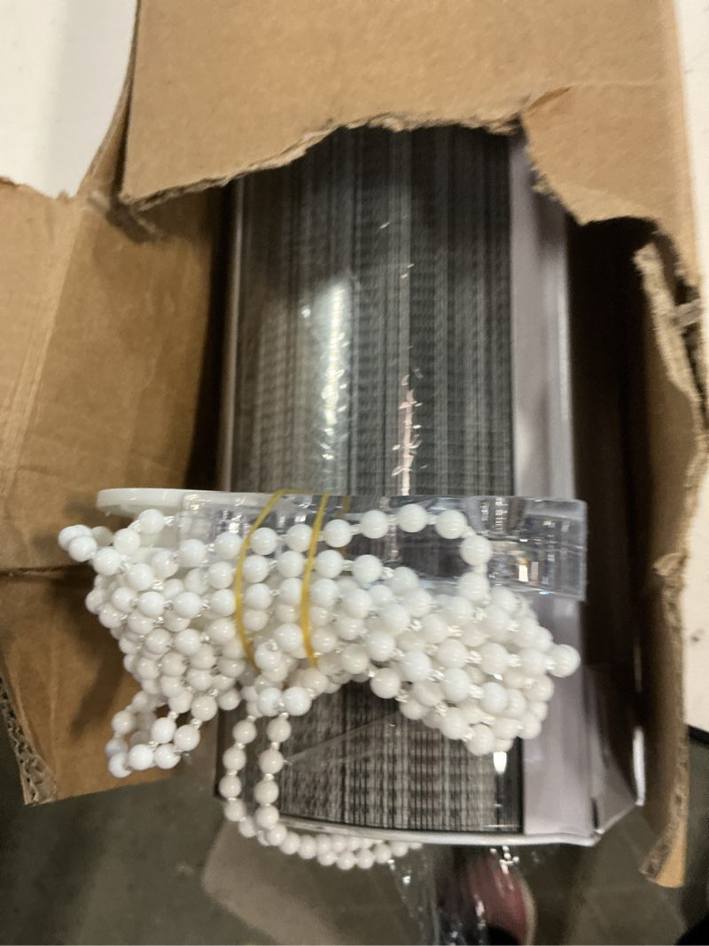 Condition photo showing Good Condition for zebra blinds, free-stop dual layer shades, light filtering privacy, light control sheer shades for home, blinds for indoor windows, easy to install (34" w x 72" h, grey) 34"w x 72"h grey