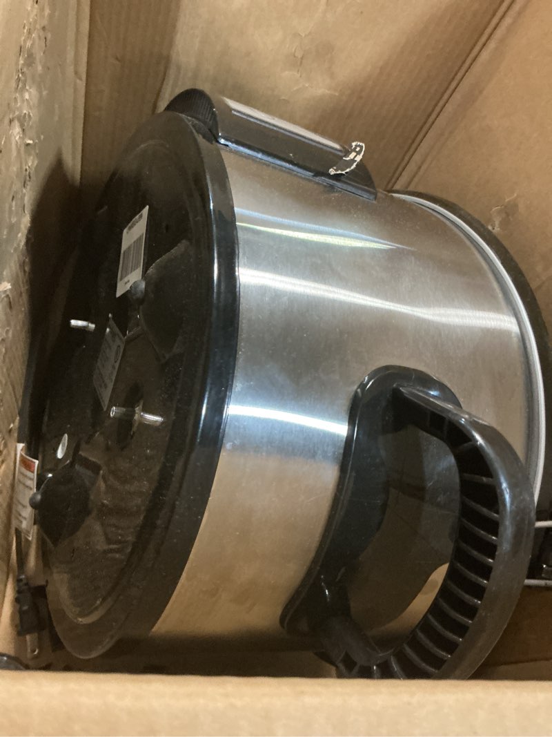 Condition photo showing As Is for Crock-Pot 6 Quart Cook & Carry Programmable Slow Cooker with Digital Timer Stainless Steel (CPSCVC60LL-S) pack of 1 Digital Display