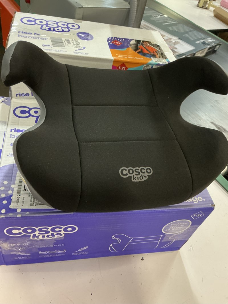 Condition photo showing Good Condition for cosco kids rise lx booster car seat, fossil black