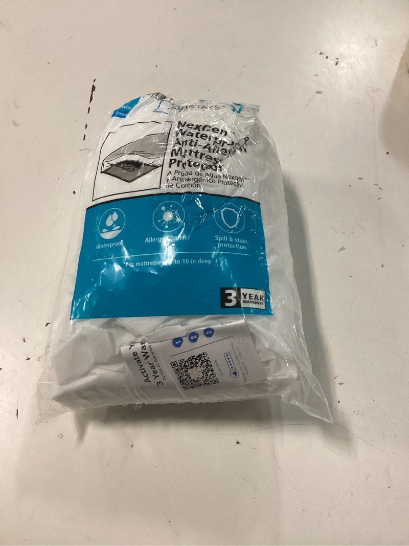 Condition photo showing Good Condition for mainstays nexgen waterproof fitted mattress protector  twin