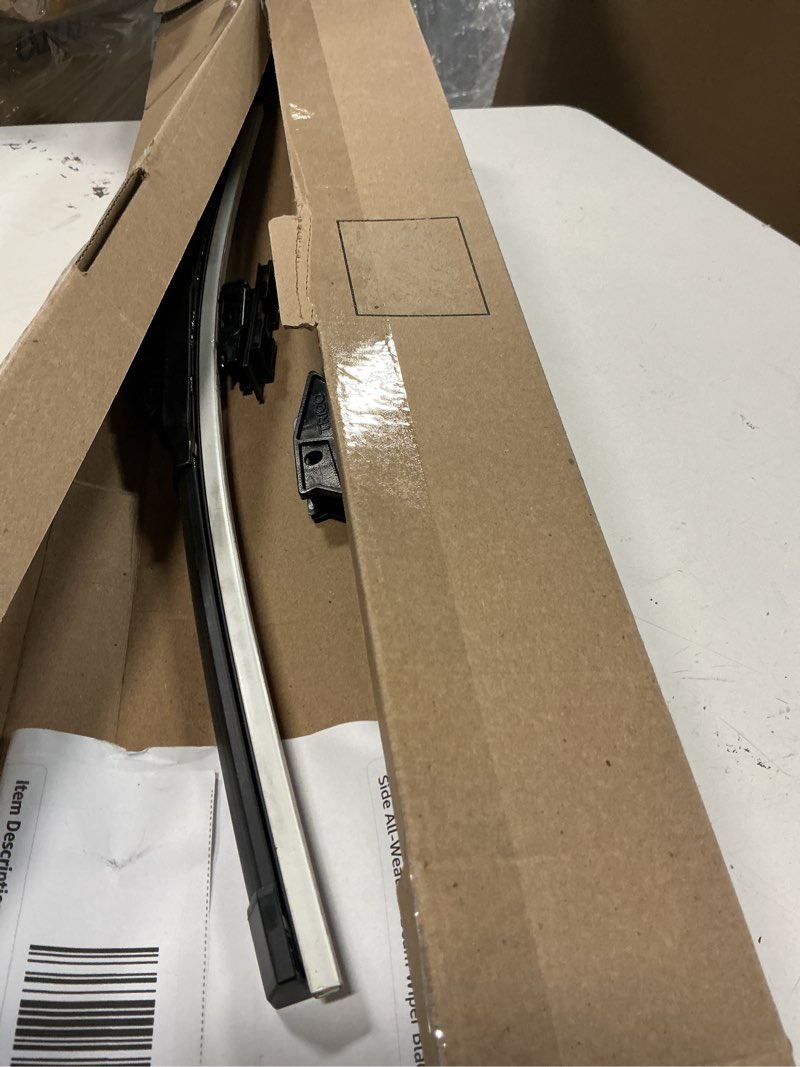 Condition photo showing As Is for TRICO White 26" + 19" Extreme Weather Premium Winter Automotive Replacement Windshield Wiper Blades (Set of 2), Passenger and Driver Side All-Weather Beam Wiper Blades for Select Vehicle Models 26" + 19" Pair Pack