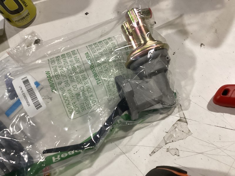 Condition photo showing As Is for m6588 mechanical fuel pump automotive replacement compatible with ford mustang 289/302/351 1966-1973 for ford country sedan 1965-1974 for ford country squire 1965-1974