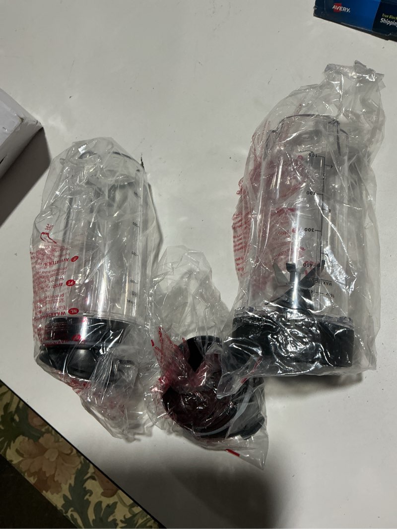 Condition photo showing Good Condition for Ninja Blender Replacement Parts Compatible with BL770 BL660 BL663 BL663CO BL665Q BL740, 2 Pack Single Serve Ninja Blender 16oz Cups with Sip & Seal Lids &6 Fins Ninja Blender Blade Assembly