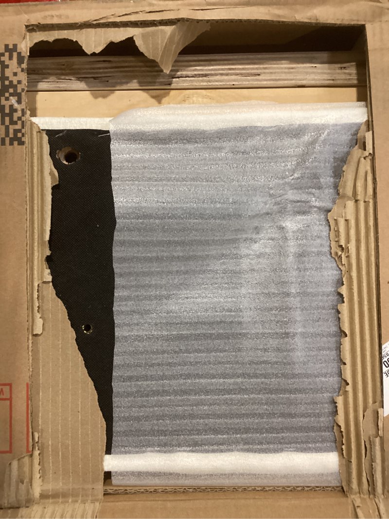 Condition photo showing As Is for (Incomplete, Only box 2 of 2) Merax Elegant White Upholstered Platform Bed with 41.1" Tall Wingback Headboard, Queen Size Wood Bed Frame with Solid Slats Support for Bedroom, No Box Spring Needed, Easy Assembly White Queen