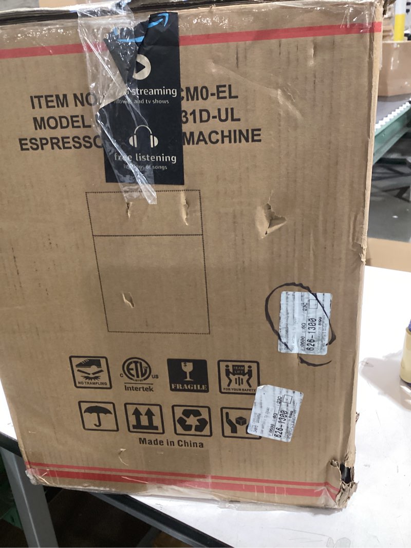Condition photo showing Good Condition for (2025 Upgrade)20 Bar Espresso Machine with Built-in Anti-Clog Coffee Grinder, Expresso Coffee Machines with Milk Steam Wand/Frother/Tamping Tools,Espresso Maker with Grinder for Lattes-Charcoal