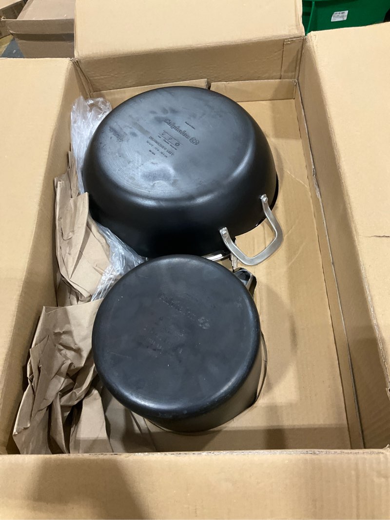 Condition photo showing Good Condition for calphalon® hard-anodized nonstick 6-piece cookware set 6-piece set