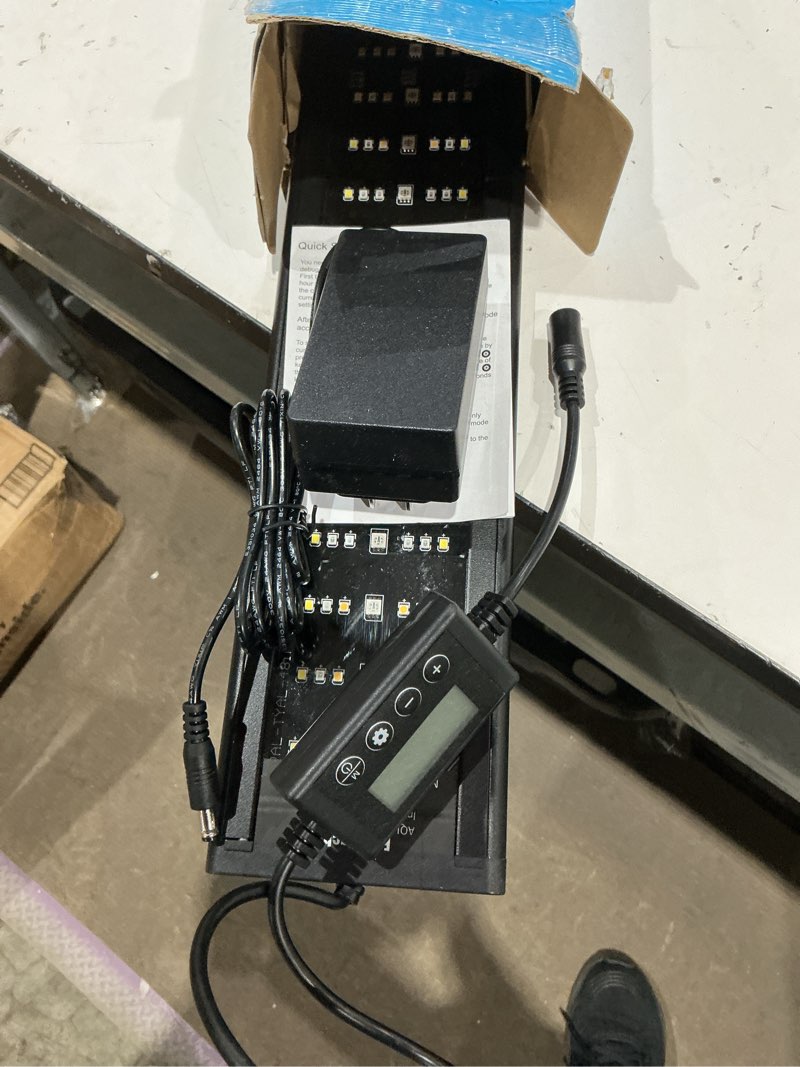 Condition photo showing Good Condition for led aquarium light full spectrum fish tank light with rgb brightness/color stepless adjustment, 24/7 day-night cycle mode, auto on/off timer, ip68 waterproof (48w for 48'' - 54'' tank) 48' for 48' - 54' tank
