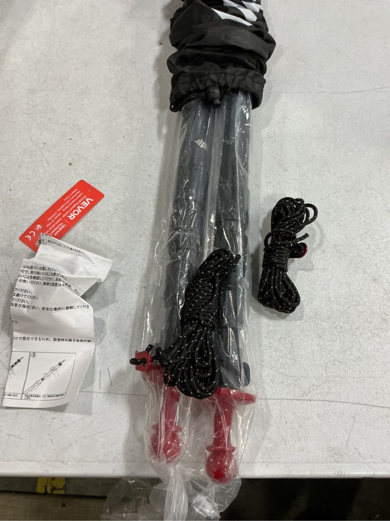 Condition photo showing Good Condition for tarp poles heavy duty adjustable, avoforest aviation aluminum 8.7ft tent poles lengthen and thicken with protection cap awning poles set of 2 for hiking