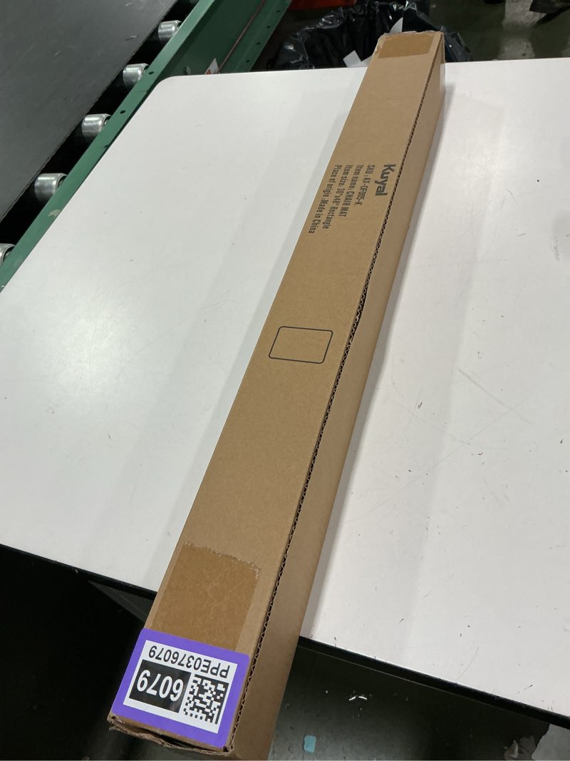 Condition photo showing New/Like New for Kuyal Clear Chair mat for Hardwood Floor 30 x 48 inches Transparent Floor Mats Wood/Tile Protection Mat for Office & Home (30" X 48" Rectangle) 30" X 48" Rectangle Clear