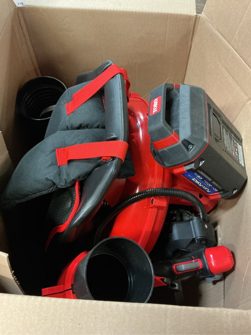 Condition photo showing As Is for craftsman cmxgaamr51bp 220 mph 600 cfm gas backpack leaf blower