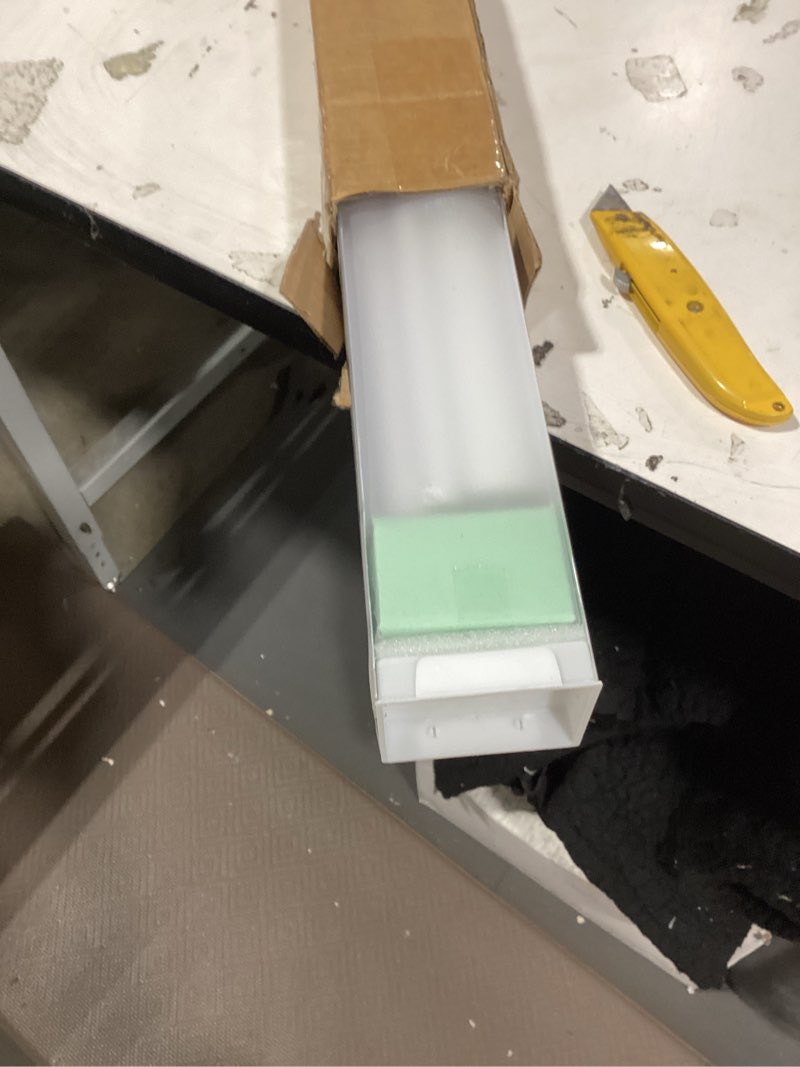 Condition photo showing Good Condition for cordless roller shades blackout blinds for windows room darkening rolled up shades with spring system, uv protection natural linen fabric window shades door blinds for home?34" w x 72" h, linen cream 34"w x 72"h linen cream