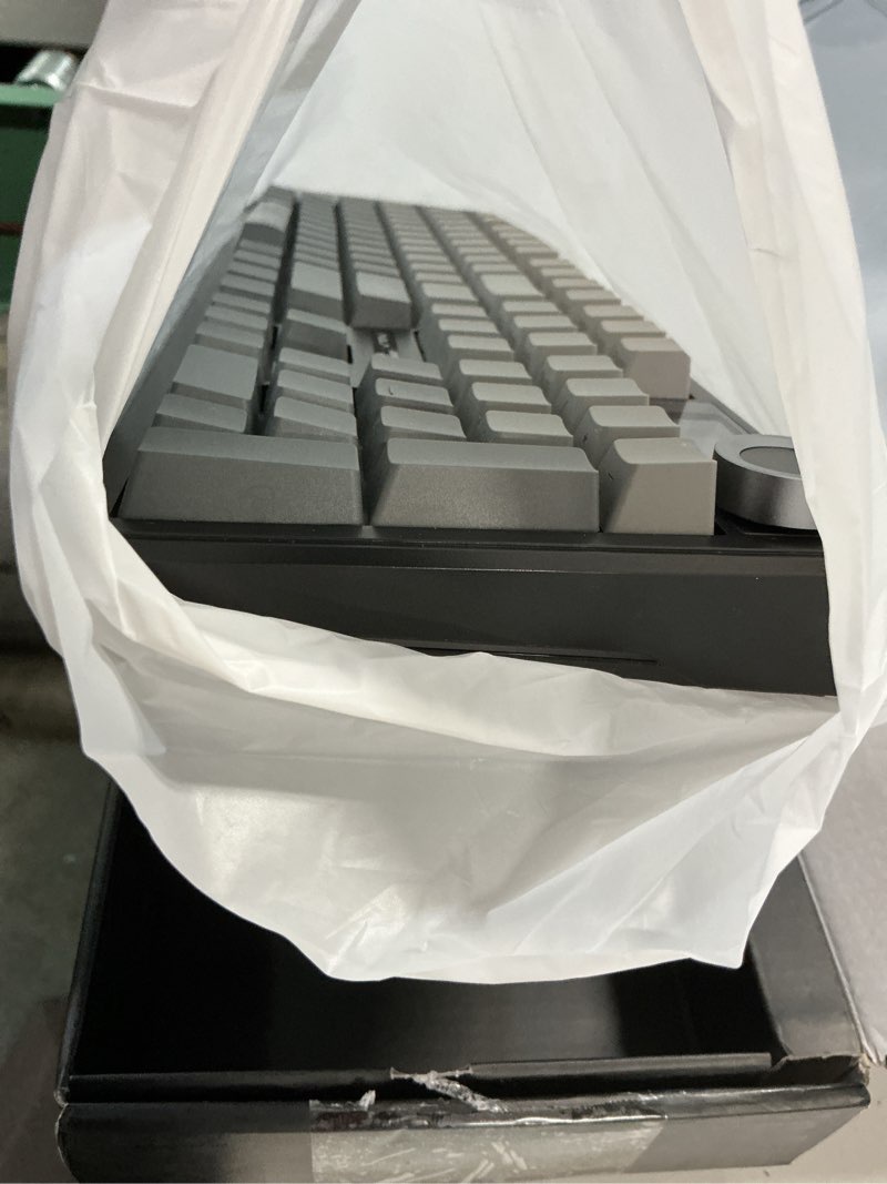 Condition photo showing Good Condition for aula f108 pro - wireless mechanical keyboard with screen & knob,full size keyboard with 8000mah battery,pre-lubed switches,side printed pbt keycaps,rgb backlit hot swappable custom gaming keyboards gradient black