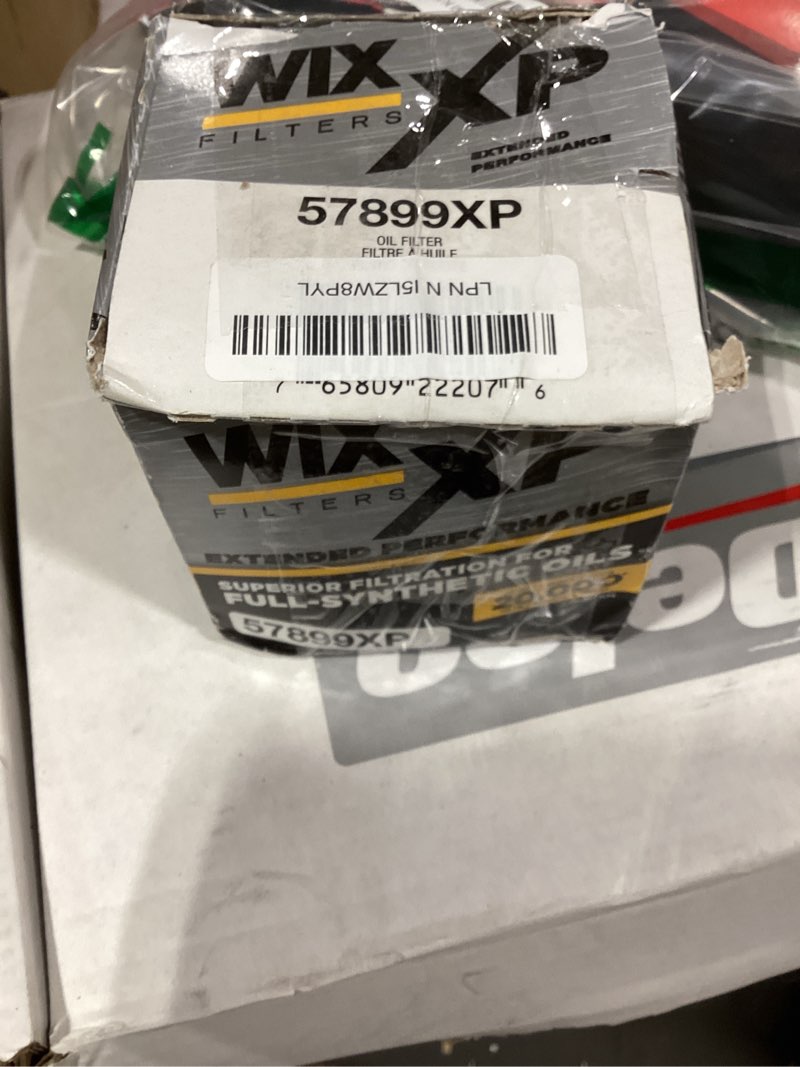 Condition photo showing Good Condition for wix 57899xp wix xp oil filter replacement, built for synthetic oil - compatible with various dodge, chrysler, jeep, ram (08-15)