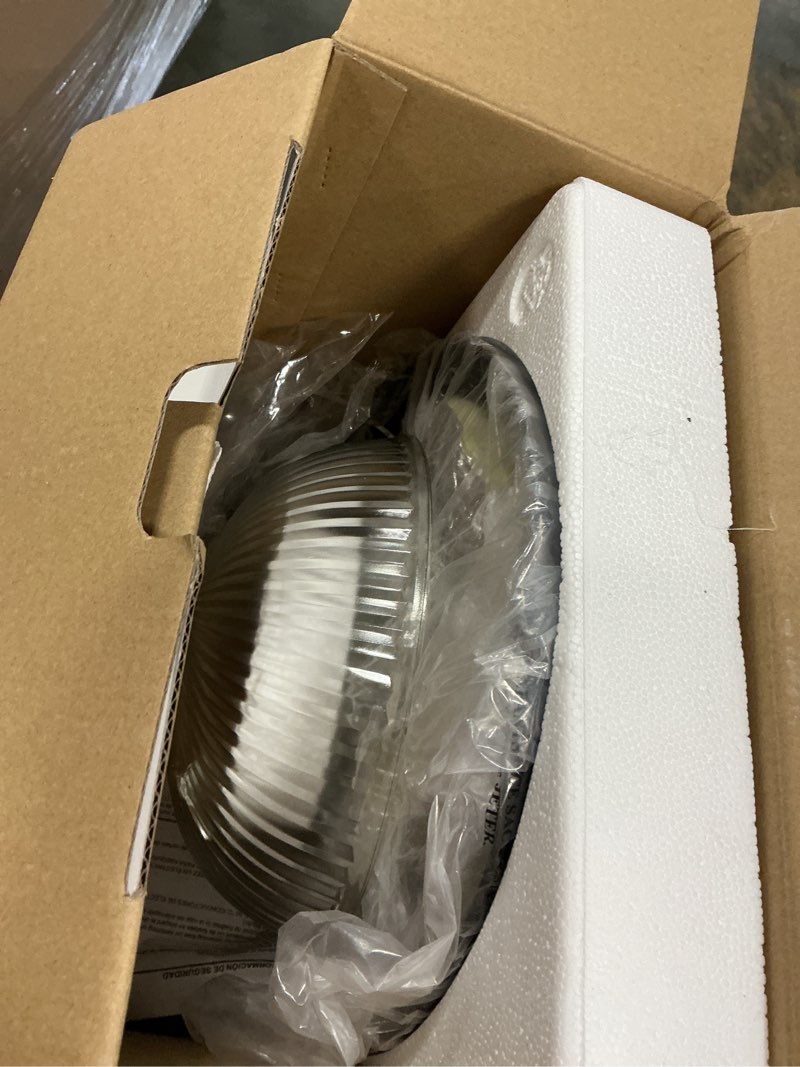 Condition photo showing As Is for  Project Source 1 -Light 11-in Oil rubbed Bronze Flush Mount Light