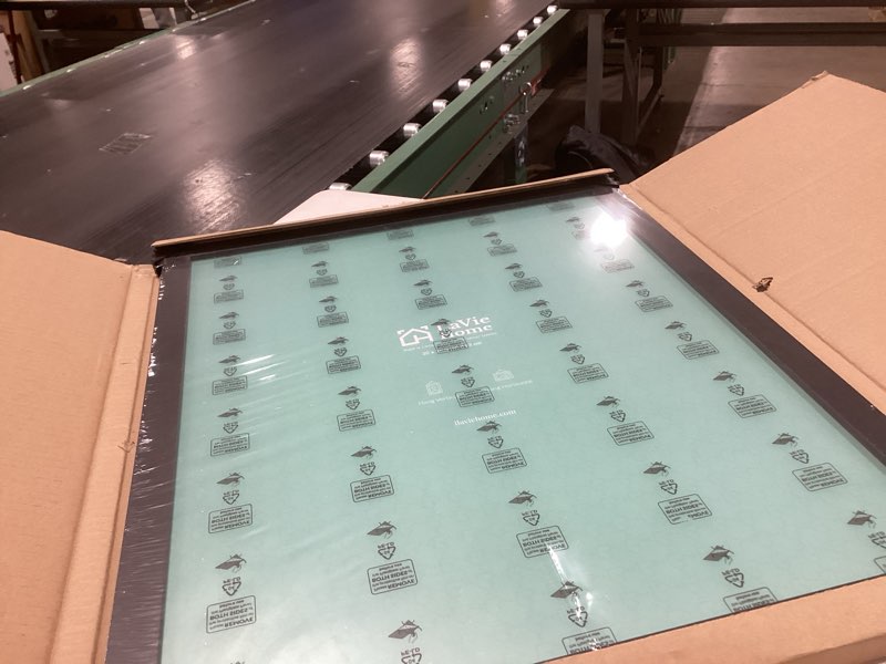 Condition photo showing Good Condition for LaVie Home 20x25 Picture Frame Black, Puzzles Frame for Wall Decoration, Classic Black Minimalist Style Suitable for Decorating Houses, Offices, Hotels, Puzzles Posters Photos or Artwork?1 Pack? 20x25 Black