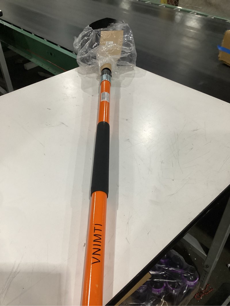 Condition photo showing Good Condition for VNIMTI Heavy Duty Gardening Shovel, 56 Inch Round Blade with Fiberglass Handle (Orange)