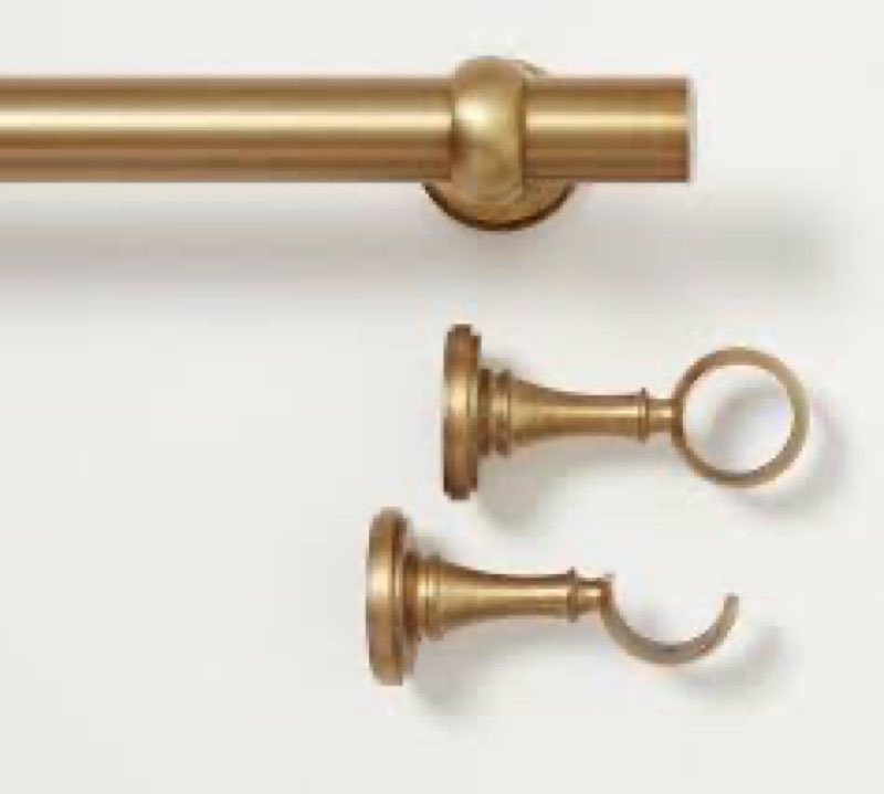 Assorted Curtain rods, Shower curtain rods, shower handles