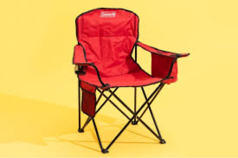 Portable camping summer c green and red color
