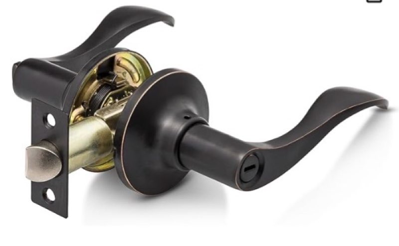 reliabilt olivia antique bronze reversible privacy door handle
