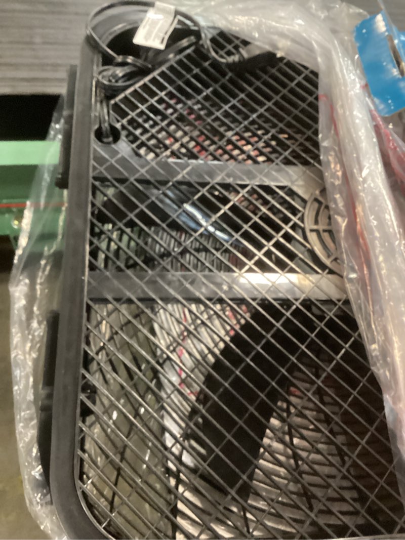 Condition photo showing Good Condition for utilitech 20-in 120-volt 3-speed high velocity indoor black box fan