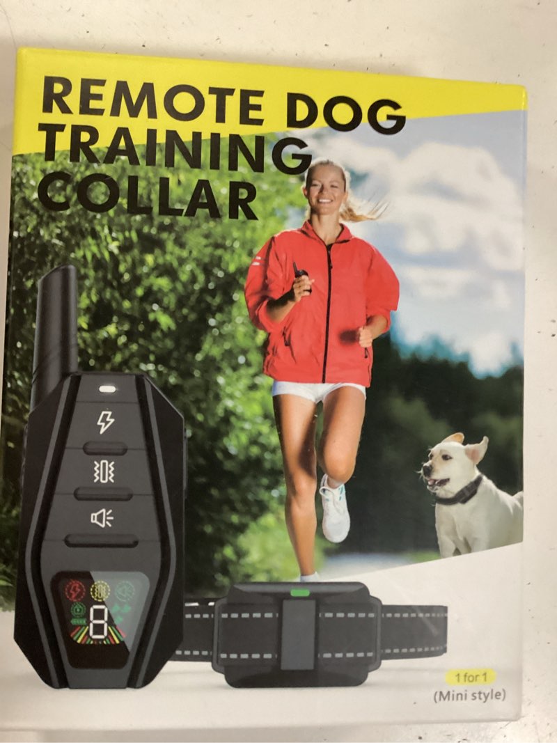 Condition photo showing New/Like New for caninejoy ultra-small dog shock collar, 3300ft range, ultra-light dog training collar with remote control for small medium dogs 5-15lbs, ipx7 waterproof rechargeable e-collar