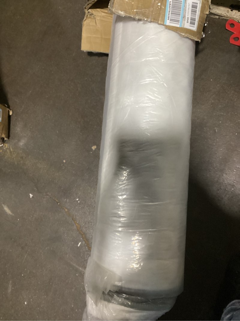 Condition photo showing New/Like New for novilla king mattress, 12 inch hybrid mattress king with comfort foam, innerspring pillow top mattresses in a box, king size mattresses for pressure & pain relief, soft feel but supportive white & grey 12 inches king