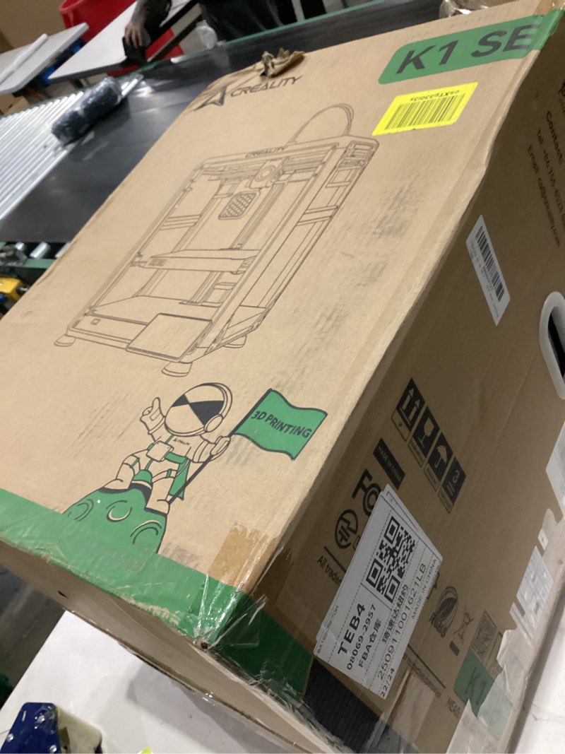 Condition photo showing New/Like New for Creality 3D Printer, K1 SE Fully Assembled Auto Leveling 3D Printers for Kids and Beginners, 600mm/s Max High-Speed Printing, Core XY All Metal Structure, Larger Print Size 250x220x220mm Creality K1 SE