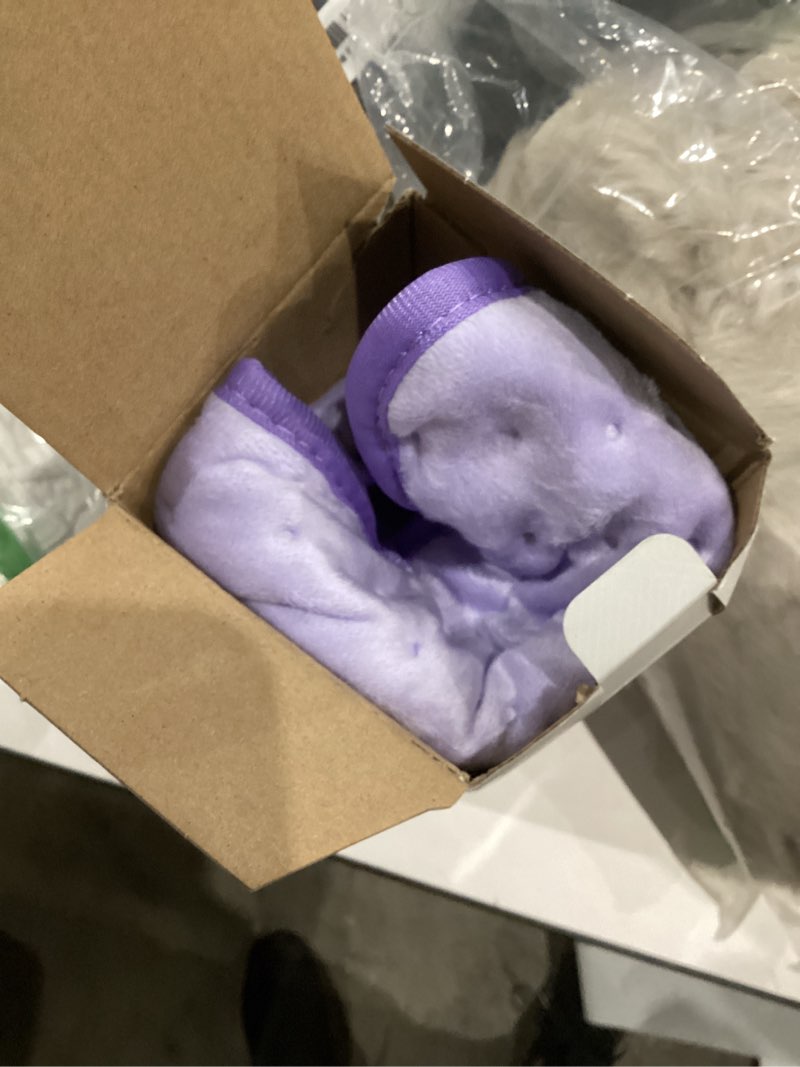 Condition photo showing New/Like New for heating pad for period cramps, heating pad for back/neck/shoulder muscle pain, 6 heating & 4 timer setting, auto shut off, dry/moist heat & machine washable, birthday christmas gifts for women mom light purple 12'' x 24''