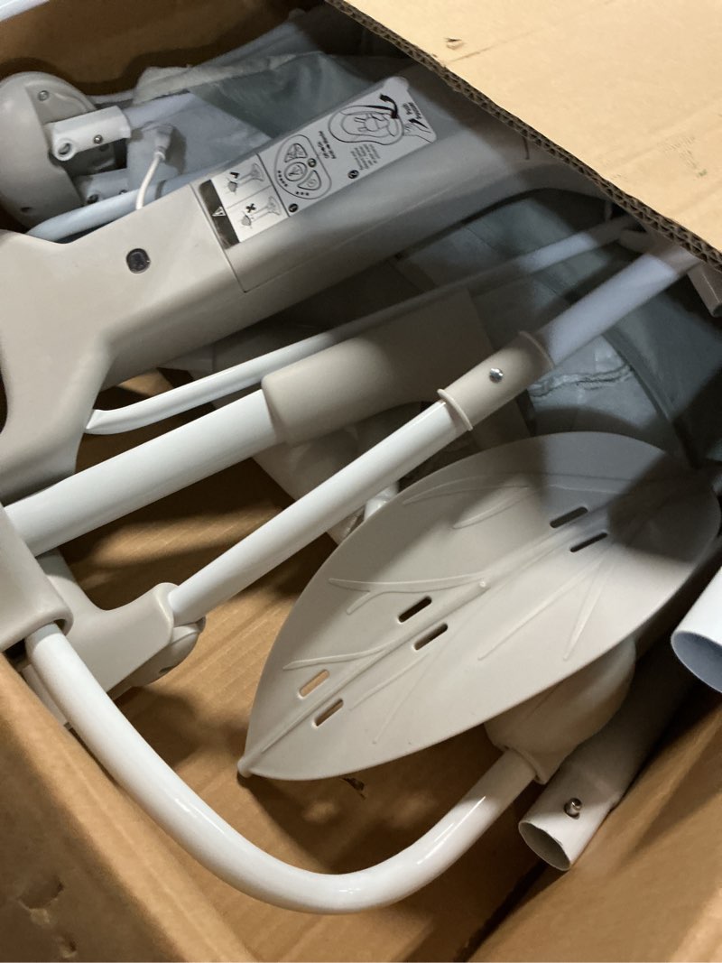 Condition photo showing As Is for Ingenuity ConvertMe 2-in-1 Compact Portable Automatic Baby Swing & Infant Seat, Battery-Saving Vibrations, Nature Sounds, 0-9 Months 6-20 lbs (Swell)