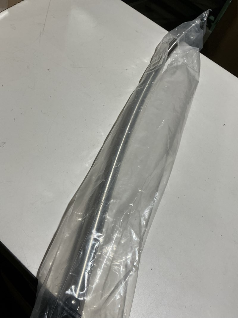 Condition photo showing Good Condition for Moen Curved Adjustable Length Fixed Mount Single Shower Curtain Rod for Bathroom, Brushed Nickel Finish, CSR2160BN