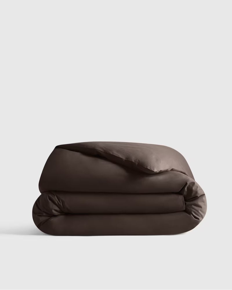 organic crisp percale duvet cover, king/cal king 