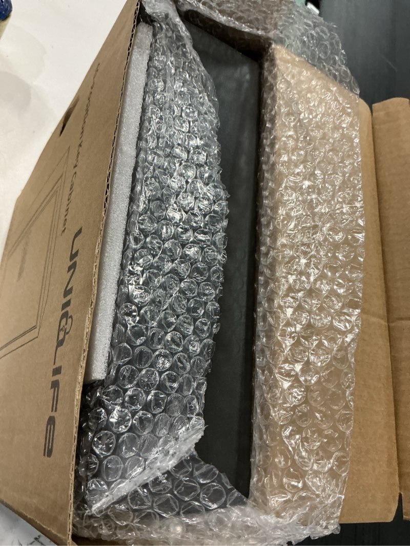 Condition photo showing Good Condition for Uniclife 40 Position Key Cabinet with Combination Lock Resettable Black Digital Security Storage Box Steel Key Organizer with Adjustable Racks Colorful Key Tag Labels and Hooks