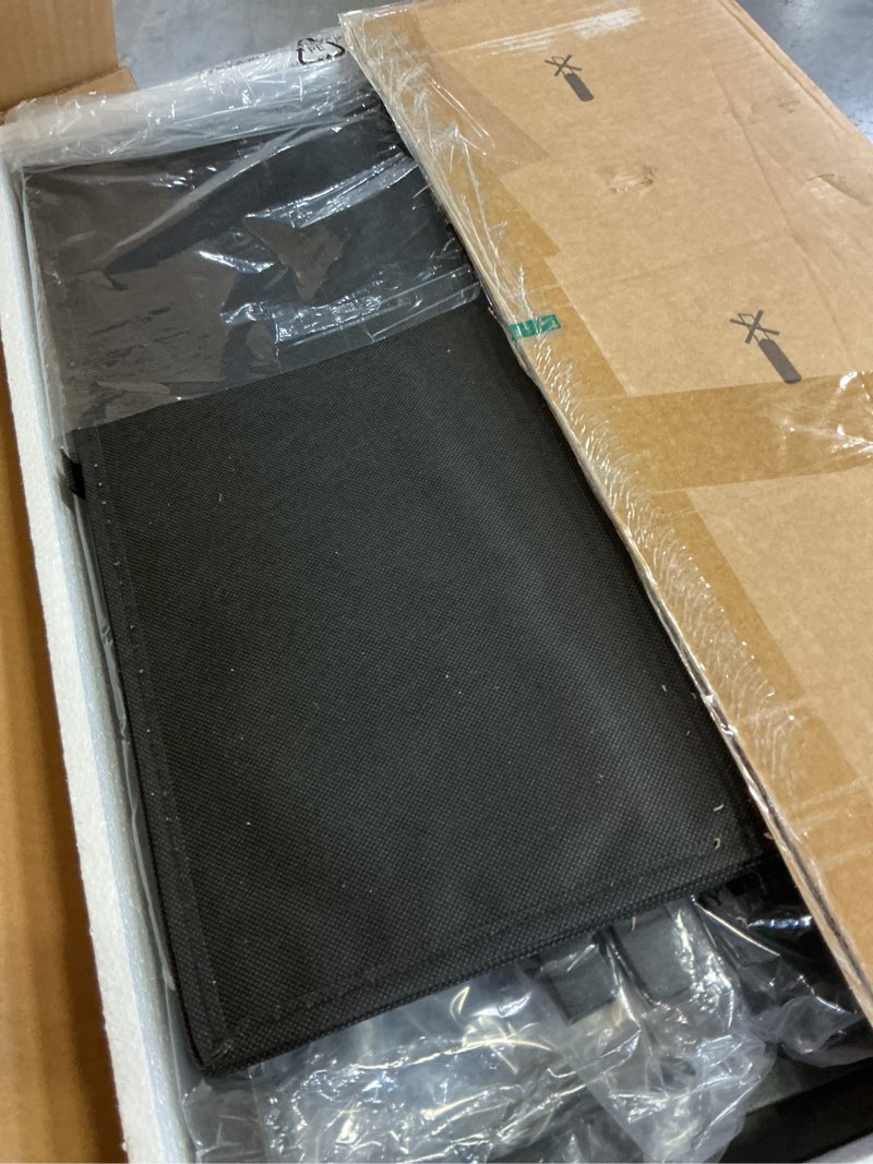 Condition photo showing Good Condition for boluo closet drawers black 3 drawer dresser for closet organizers and storage bedroom dorm modern l (15.7"d x 21.1"w x 23.4"h) black