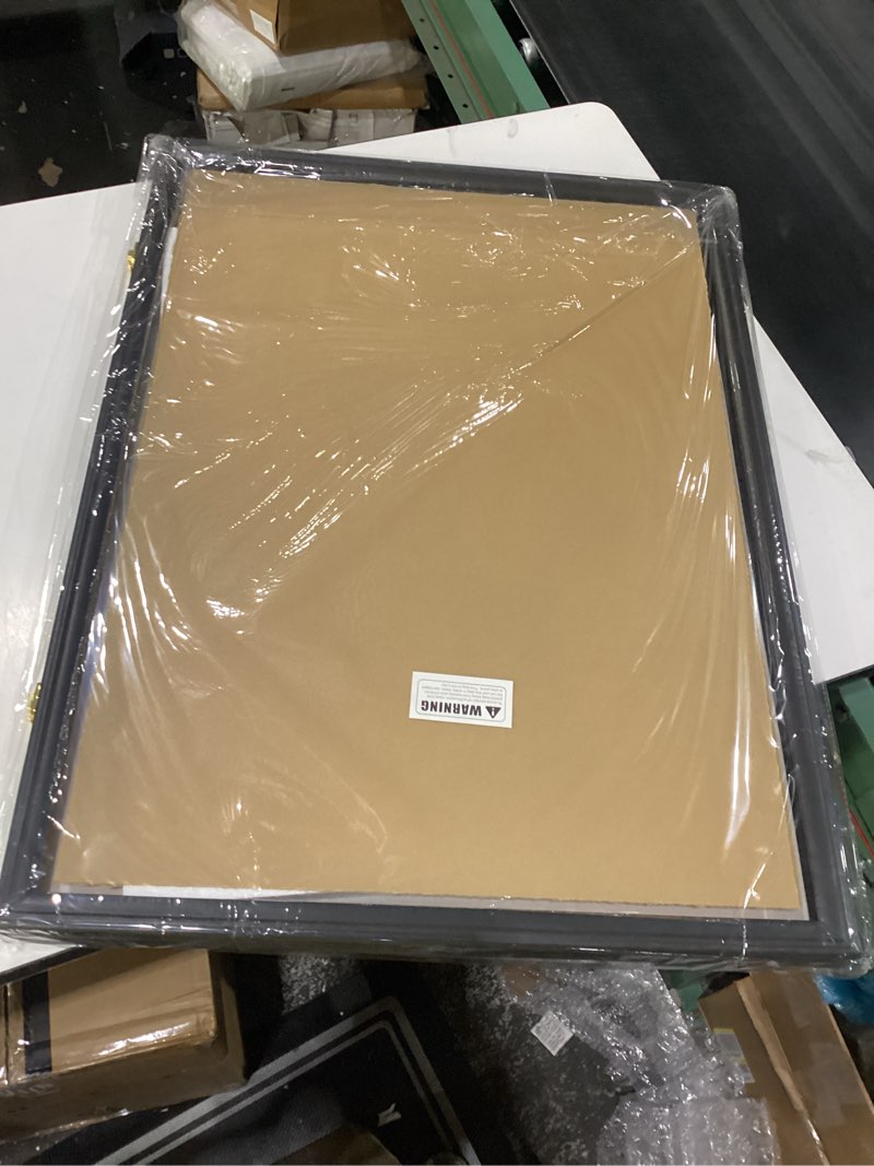 Condition photo showing New/Like New for kcrasan jersey display frame case - large lockable frames shadow box with uv protection for baseball basketball football soccer hockey sport shirt matte black finish black frame - 1 pack