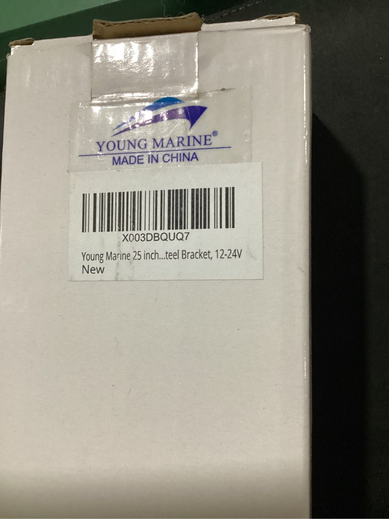 Condition photo showing Good Condition for young marine 25 inch 3-nm navigation anchor lights all round 360° white led with stainless steel bracket, 12-24v 25"