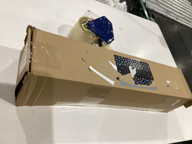 Condition photo showing As Is for incomplete missing remote  modern adjustable linear led wall light