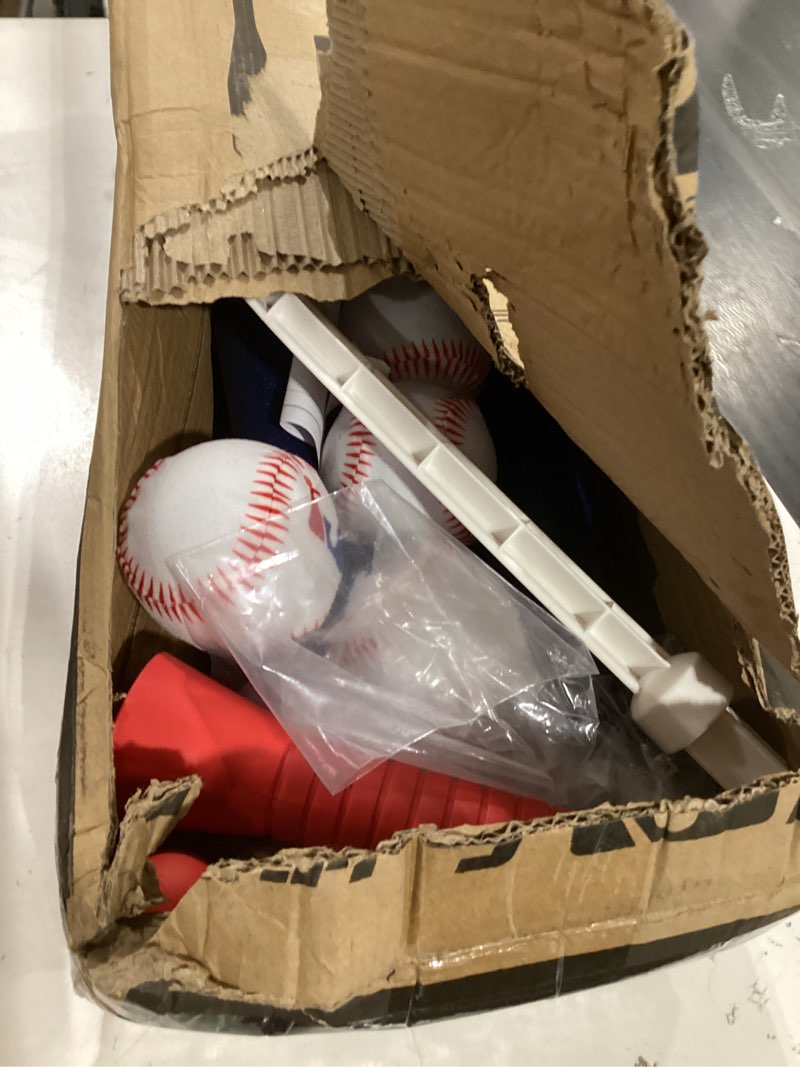 Condition photo showing Good Condition for franklin sports grow-with-me kids baseball batting tee + stand set for youth + toddlers - youth baseball, softball + teeball hitting tee set for boys + girls grow with me tee - mlb baseball