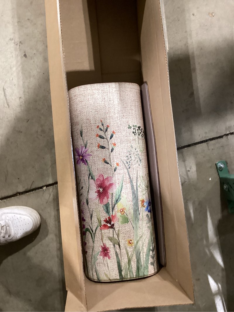Condition photo showing Good Condition for kimode anti fatigue kitchen mat, 17"x47"+17"x29" floral kitchen rugs sets of 2, farmhouse kitchen floor mats non-slip cushioned, comfort standing desk mat for sink, laundry,home brown 17.3" x 47"+17.3" x 29"--0.47 inches floral/brown