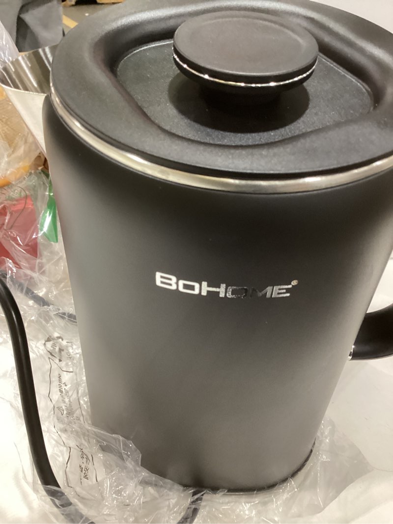 Condition photo showing Good Condition for BOHOME Electric Kettle, 1.7L/1200W, Stainless Steel, Adjustable Temperature, Memory Function, Auto S