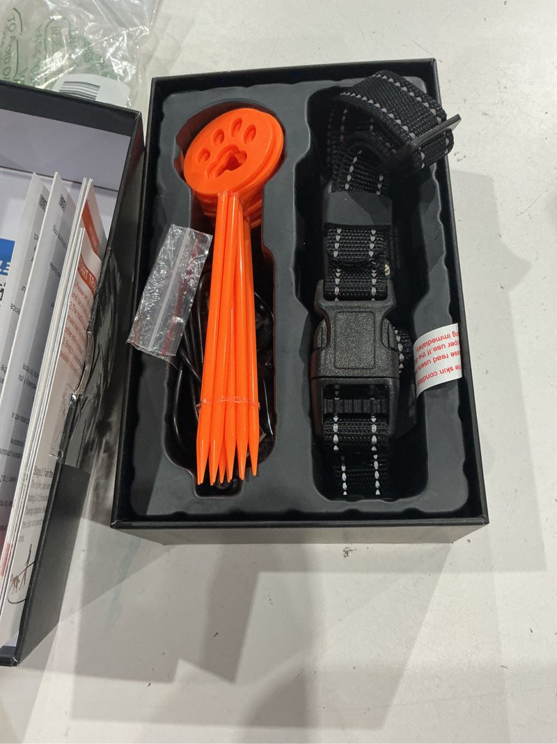 Condition photo showing Good Condition for gps wireless dog fence, electric pet fence system, ipx6 waterproof collar, beep vibration shock correction, for dogs over 18 lbs