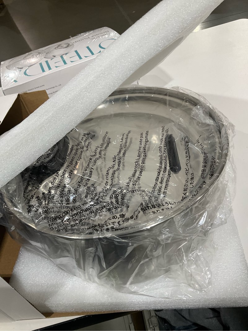 Condition photo showing As Is for WILKIEE Stainless Steel Cat Water Fountain, 186fl.oz/1.45Gal Wireless Dog Water Fountain Battery Ope