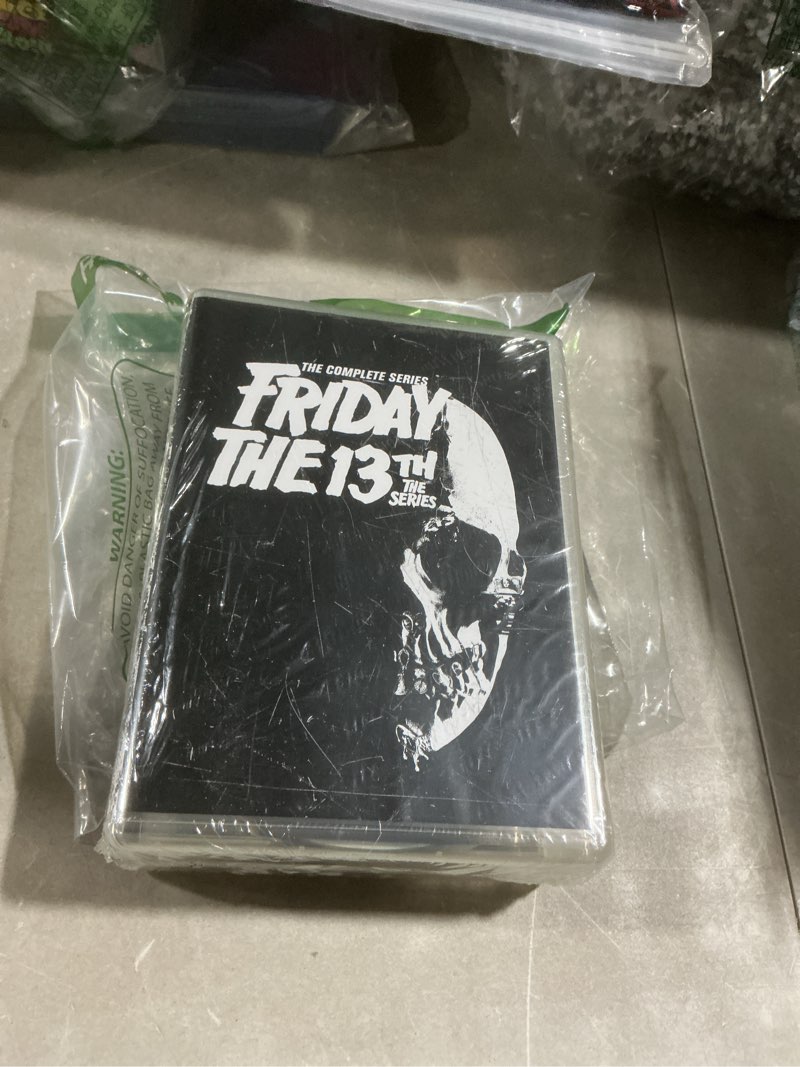 Condition photo showing New/Like New for friday the 13th: the series - the complete series (includes: friday the 13th - the series: the final season (aka the third season), friday the 13th - the series: the first season, friday the 13th - the series: the second season)