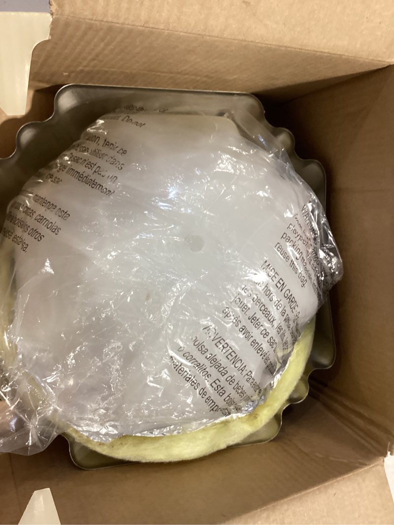 Condition photo showing Good Condition for allen + roth 2-light 13-in brushed nickel flush mount light