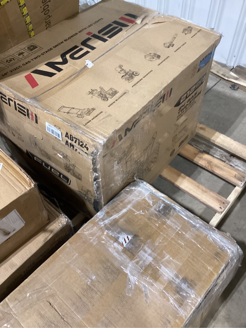 Condition photo showing Good Condition for 24-Inch Two-Stage Gas Self-Propelled Snow Blower with 212cc Engine, Electric Start, Multiple Speeds, 180°Chute Rotation, LED Light, Heavy-Duty 24" Snow Thrower for Driveways & Heavy Snow